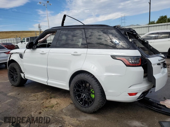 2019 Land Rover Range Rover Sport SVR with VIN SALWZ2SE7KA837743, listed as a Copart auction lot 71021264 with Not Provided miles and Salvage Title. Bid and sale history available at DreamBid. Image 2.