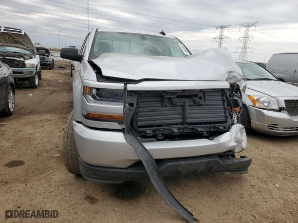 2019 Chevrolet Silverado 1500 LD Custom with VIN 2GCVKMEC6K1241434, listed as a Copart auction lot 49484565 with 0 mi miles and Salvage Title. Bid and sale history available at carsss.com. Image 5.