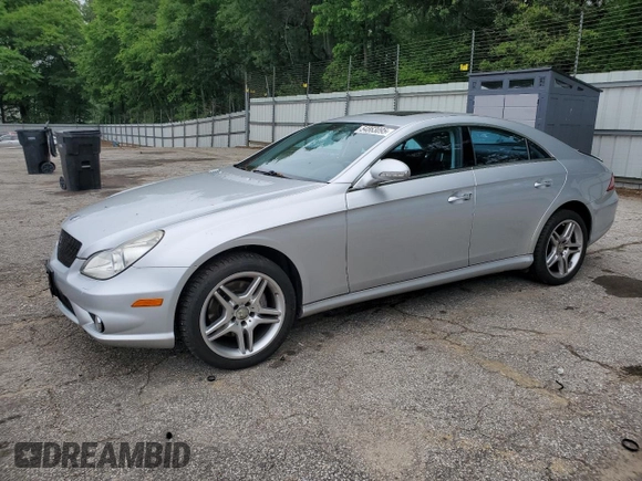 2006 Mercedes-Benz CLS 500 with VIN WDDDJ75X06A061287, listed as a Copart auction lot 54863095 with 74,200 mi miles and Salvage title. Bid and sale history available at DreamBid. Image 1.