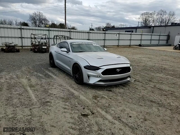 2019 Ford Mustang GT with VIN 1FA6P8CF9K5179249, listed as a Copart auction lot 45064585 with 18,929 mi miles and Salvage Title. Bid and sale history available at carsss.com. Image 10.