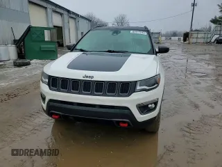 2018 Jeep Compass Trailhawk with VIN 3C4NJDDBXJT255622, listed as a Copart auction lot 85917244 with 73,388 mi miles and Clean Title. Bid and sale history available at carsss.com. Image 15.