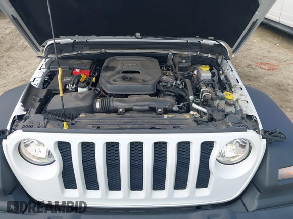 2021 Jeep Wrangler Unlimited Sport S z VIN 1C4HJXDN1MW822016, wystawiony jako IAAI lot #41792808 z przebiegiem 29 719 mil mil oraz . Historia ofert i sprzedaży dostępna na DreamBid. Obrazek 10.
