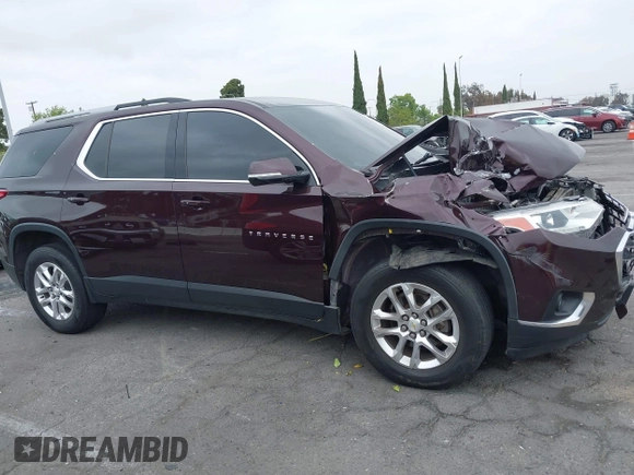 2018 Chevrolet Traverse LT Cloth with VIN 1GNERGKW0JJ263209, listed as a IAAI auction lot 42294170 with 115,619 mi miles and . Bid and sale history available at DreamBid. Image 14.