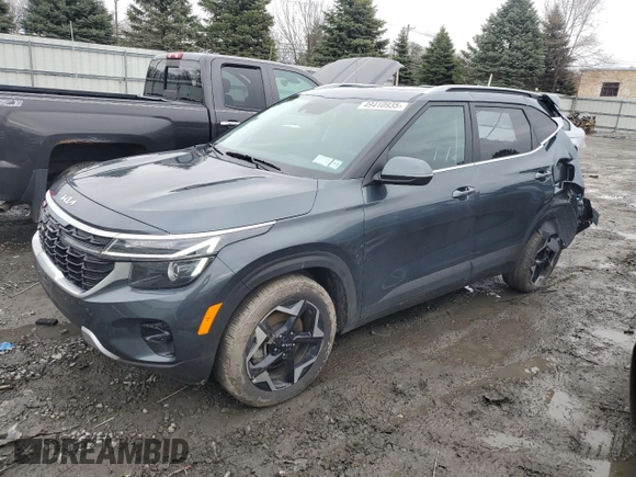 2024 Kia Seltos EX with VIN KNDERCAA6R7584669, listed as a Copart auction lot 49410935 with 12,508 mi miles and Salvage Title. Bid and sale history available at DreamBid. Image 1.
