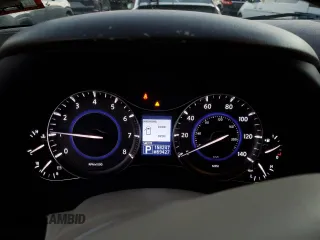2012 Infiniti QX56 7-passenger with VIN JN8AZ2NE1C9015556, listed as a Copart auction lot 81671054 with 158,247 mi miles and Salvage Title. Bid and sale history available at carsss.com. Image 9.