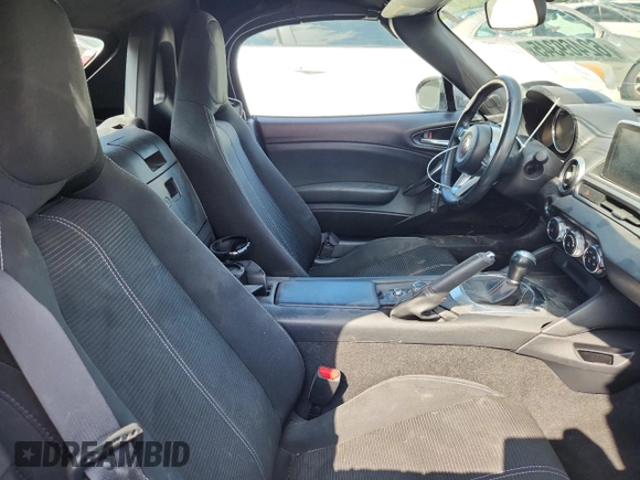 2018 FIAT 124 Spider Abarth with VIN JC1NFAEK6J0135745, listed as a Copart auction lot 62469345 with 30,393 mi miles and Salvage title. Bid and sale history available at DreamBid. Image 10.