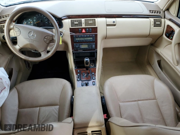 2001 Mercedes-Benz E-Class with VIN WDBJF70JX1B220786, listed as a Copart auction lot 71808344 with 94,476 mi miles and Salvage Title. Bid and sale history available at carsss.com. Image 8.