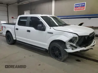 2018 Ford F-150 XL with VIN 1FTEW1EP9JFC44650, listed as a Copart auction lot 49629425 with 77,870 mi miles and Salvage Title. Bid and sale history available at carsss.com. Image 4.