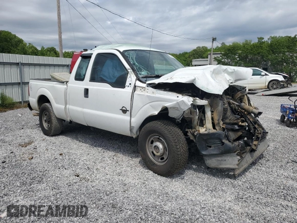 2011 Ford F-250 XL with VIN 1FT7X2B69BEA69623, listed as a Copart auction lot 55387695 with Not provided miles and Salvage title. Bid and sale history available at DreamBid. Image 4.