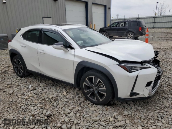 2019 Lexus UX 200 z VIN JTHY3JBH5K2011827, wystawiony jako Copart lot #60701205 z przebiegiem 55 736 mil mil oraz Szkoda całkowita • Salvage title. Historia ofert i sprzedaży dostępna na DreamBid. Obrazek 4.