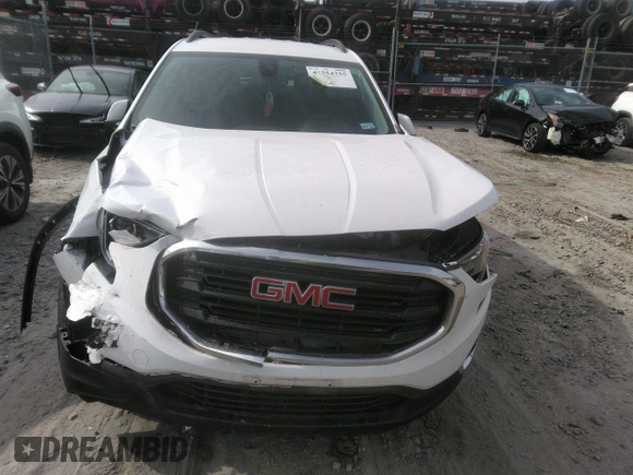 2021 GMC Terrain SLE with VIN 3GKALMEV6ML314059, listed as a IAAI auction lot 40254735 with 42,224 mi miles and . Bid and sale history available at carsss.com. Image 12.