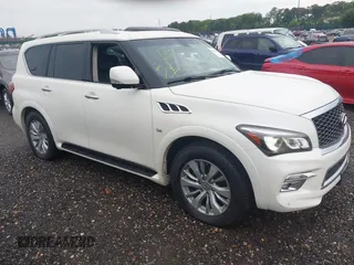 2017 Infiniti QX80 with VIN JN8AZ2NE0H9153659, listed as a IAAI auction lot 42597149 with 81,515 mi miles and . Bid and sale history available at DreamBid. Image 1.