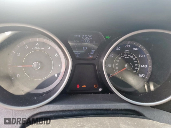 2011 Hyundai Elantra GLS z VIN KMHDH4AE3BU168833, wystawiony jako Copart lot #58830065 z przebiegiem 147 051 mil mil oraz Szkoda całkowita • Salvage title. Historia ofert i sprzedaży dostępna na DreamBid. Obrazek 9.