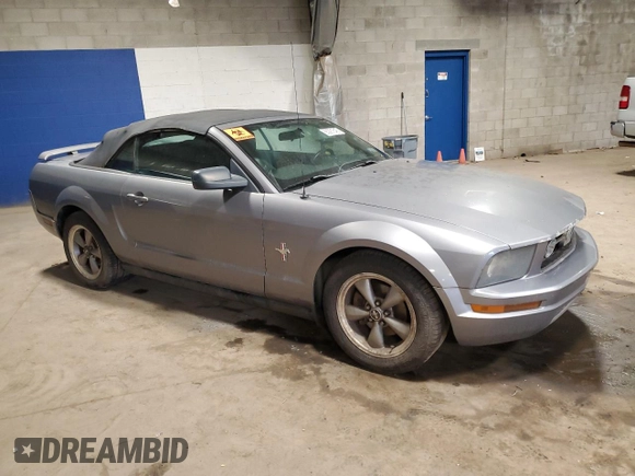 2006 Ford Mustang Standard with VIN 1ZVFT84N065164086, listed as a Copart auction lot 55291645 with 329,677 mi miles and Salvage Title. Bid and sale history available at carsss.com. Image 4.