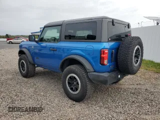 2022 Ford Bronco with VIN 1FMDE5CP6NLA87946, listed as a Copart auction lot 72008544 with 28,405 mi miles and Salvage Title. Bid and sale history available at DreamBid. Image 2.