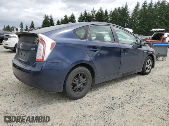 2012 Toyota Prius One z VIN JTDKN3DU8C1486760, wystawiony jako Copart lot #60643045 z przebiegiem 167 273 mil mil oraz Czysty tytuł • Clean title. Historia ofert i sprzedaży dostępna na DreamBid. Obrazek 3.