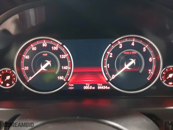 2019 BMW X6 xDrive35i with VIN 5UXKU2C51K0Z64897, listed as a IAAI auction lot 41759156 with 64,434 mi miles. Bid and sale history available at carsss.com. Image 7.