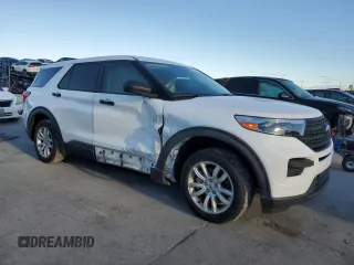2021 Ford Explorer with VIN 1FMSK7BH9MGA56526, listed as a Copart auction lot 41666235 with 104,873 mi miles and Salvage Title. Bid and sale history available at carsss.com. Image 4.