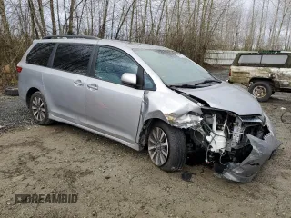 2018 Toyota Sienna XLE z VIN 5TDDZ3DC8JS199035, wystawiony jako Copart lot #48524005 z przebiegiem 98 580 mil mil oraz Szkoda całkowita • Salvage title. Historia ofert i sprzedaży dostępna na DreamBid. Obrazek 4.