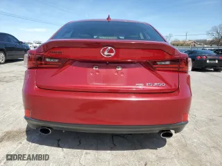 2015 Lexus IS 250 with VIN JTHCF1D2XF5017427, listed as a Copart auction lot 49825695 with 115,850 mi miles and Salvage Title. Bid and sale history available at carsss.com. Image 6.