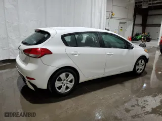 2016 Kia Forte 5-Door LX with VIN KNAFK5A8XG5525566, listed as a Copart auction lot 53115565 with 39,446 mi miles and Salvage Title. Bid and sale history available at carsss.com. Image 3.