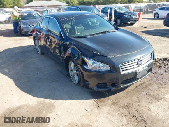 2014 Nissan Maxima S with VIN 1N4AA5AP2EC431588, listed as a IAAI auction lot 41959723 with 187,957 mi miles and . Bid and sale history available at DreamBid. Image 1.