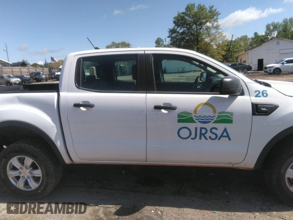 2022 Ford Ranger XL with VIN 1FTER4FH3NLD46887, listed as a IAAI auction lot 42001380 with 15,221 mi miles and . Bid and sale history available at DreamBid. Image 13.