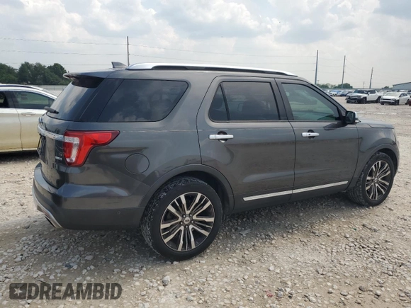 2017 Ford Explorer Platinum с VIN 1FM5K8HT8HGC20790, выставлен на аукционе Copart как лот 55330035 с пробегом 131 810 миль миль и Чистый • Clean title. История ставок и продаж доступна на DreamBid. Изображение 3.