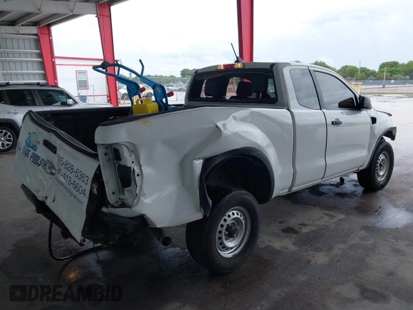 2021 Ford Ranger XL with VIN 1FTER1EH3MLD08090, listed as a IAAI auction lot 42237937 with 68,757 mi miles and . Bid and sale history available at DreamBid. Image 4.
