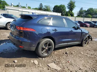 2019 Jaguar F-Pace 25t Premium with VIN SADCJ2FX0KA601596, listed as a Copart auction lot 61056715 with Not provided miles and Salvage title. Bid and sale history available at DreamBid. Image 3.