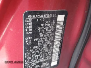 2011 Nissan Cube S z VIN JN8AZ2KR4BT203559, wystawiony jako Copart lot #53323125 z przebiegiem 118 420 mil mil oraz Szkody całkowita. Historia ofert i sprzedaży dostępna na DreamBid. Obrazek 12.