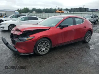 2022 Mazda 3 Premium Plus with VIN JM1BPBNY2N1520345, listed as a Copart auction lot 62407295 with 44,851 mi miles and Salvage title. Bid and sale history available at DreamBid. Image 1.