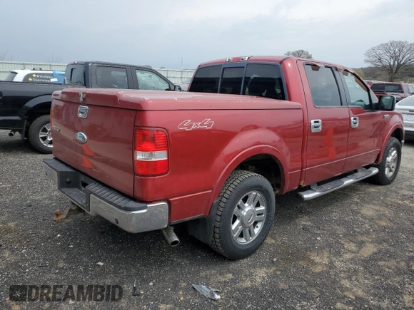 2007 Ford F-150 XLT with VIN 1FTPW14V07KC37627, listed as a Copart auction lot 54269175 with 143,428 mi miles and Non Repairable. Bid and sale history available at DreamBid. Image 3.