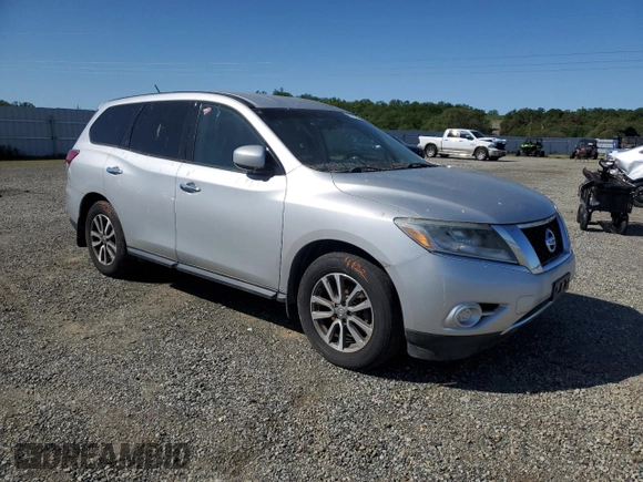 2014 Nissan Pathfinder S with VIN 5N1AR2MN9EC686469, listed as a Copart auction lot 48762295 with 111,508 mi miles and Salvage Title. Bid and sale history available at carsss.com. Image 4.