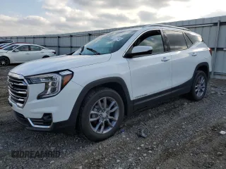 2023 GMC Terrain SLT with VIN 3GKALVEG0PL138041, listed as a Copart auction lot 52721145 with 33,451 mi miles and Salvage title. Bid and sale history available at DreamBid. Image 1.