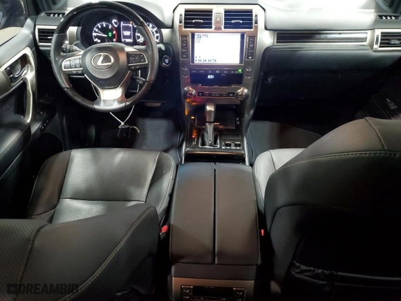 2021 Lexus GX with VIN JTJAM7BX0M5274414, listed as a Copart auction lot 75705074 with 28,538 mi miles and Salvage Title. Bid and sale history available at carsss.com. Image 8.