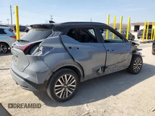 2021 Nissan Kicks SR with VIN 3N1CP5DV8ML474978, listed as a Copart auction lot 48750975 with 74,988 mi miles and Salvage Title. Bid and sale history available at carsss.com. Image 3.