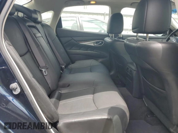 2018 Infiniti Q70 Luxe with VIN JN1BY1ARXJM220845, listed as a Copart auction lot 59738435 with 93,999 mi miles and Salvage title. Bid and sale history available at DreamBid. Image 10.