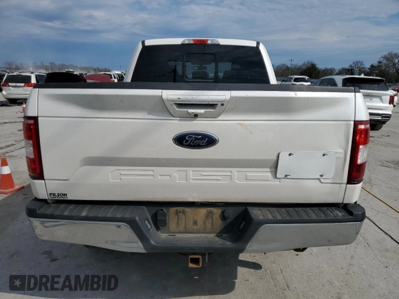 2019 Ford F-150 XL with VIN 1FTFW1E15KFC61298, listed as a Copart auction lot 50337045 with 238,240 mi miles and Salvage title. Bid and sale history available at DreamBid. Image 6.