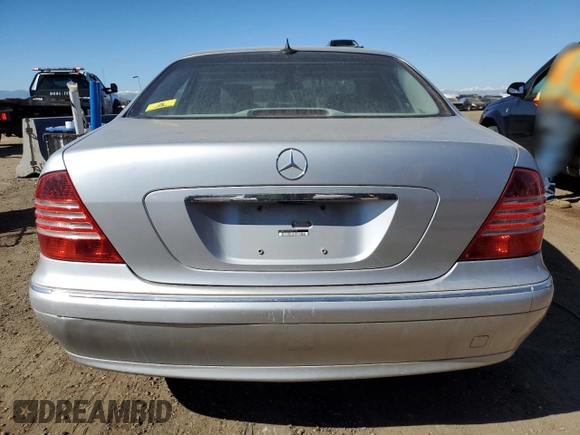 2003 Mercedes-Benz S-Class 4.3L with VIN WDBNG70JX3A319731, listed as a Copart auction lot 47300885 with 0 mi miles and Non Repairable. Bid and sale history available at carsss.com. Image 6.