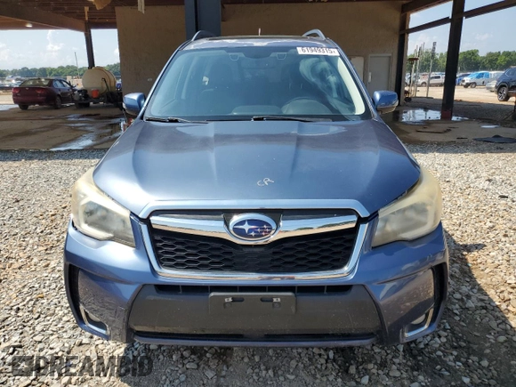 2014 Subaru Forester XT Touring with VIN JF2SJGPC0EH491792, listed as a Copart auction lot 61949315 with 126,304 mi miles and Salvage title. Bid and sale history available at DreamBid. Image 5.