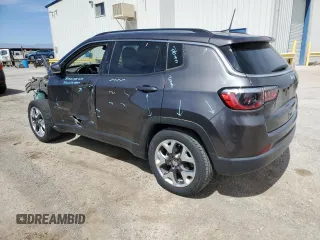 2021 Jeep Compass Limited with VIN 3C4NJCCBXMT559422, listed as a Copart auction lot 56952545 with 135,697 mi miles and Salvage title. Bid and sale history available at DreamBid. Image 2.