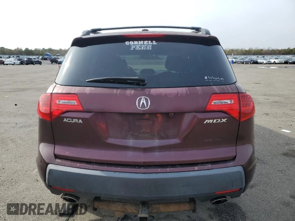 2008 Acura MDX Tech Pkg with VIN 2HNYD28338H519708, listed as a Copart auction lot 43756775 with 209,016 mi miles and Clean Title. Bid and sale history available at carsss.com. Image 6.