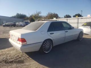 1995 Mercedes-Benz S with VIN WDBGA51E1SA247994, listed as a Copart auction lot 75966224 with 125,240 mi miles and Clean Title. Bid and sale history available at DreamBid. Image 3.