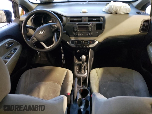 2013 Kia Rio LX with VIN KNADM5A30D6234196, listed as a Copart auction lot 41968355 with 88,982 mi miles and Salvage Title. Bid and sale history available at DreamBid. Image 8.