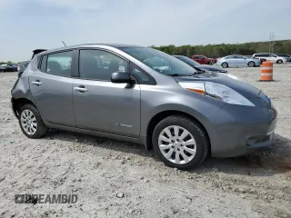 2015 Nissan LEAF S with VIN 1N4AZ0CP7FC330279, listed as a Copart auction lot 51583175 with 62,617 mi miles and Salvage Title. Bid and sale history available at DreamBid. Image 4.