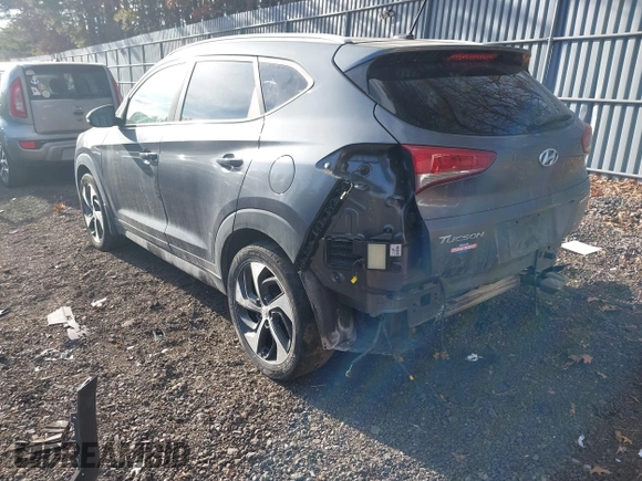 2016 Hyundai Tucson Sport with VIN KM8J33A21GU232747, listed as a IAAI auction lot 41443169 with 111,319 mi miles. Bid and sale history available at carsss.com. Image 3.