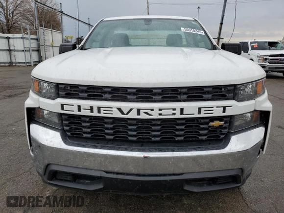 2019 Chevrolet Silverado 1500 Work Truck with VIN 3GCNWAEFXKG193103, listed as a Copart auction lot 50918245 with 53,995 mi miles and Salvage Title. Bid and sale history available at DreamBid. Image 5.