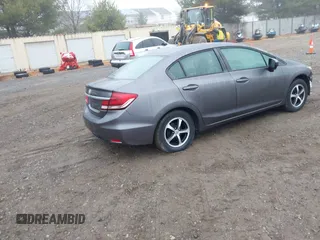 2015 Honda Civic Sedan SE with VIN 19XFB2F76FE087441, listed as a IAAI auction lot 42098328 with 26,478 mi miles. Bid and sale history available at carsss.com. Image 4.