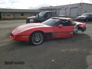 1986 Chevrolet Corvette with VIN 1G1YY6786G5906444, listed as a Copart auction lot 80259824 with 98,783 mi miles and Salvage Title. Bid and sale history available at carsss.com. Image 1.